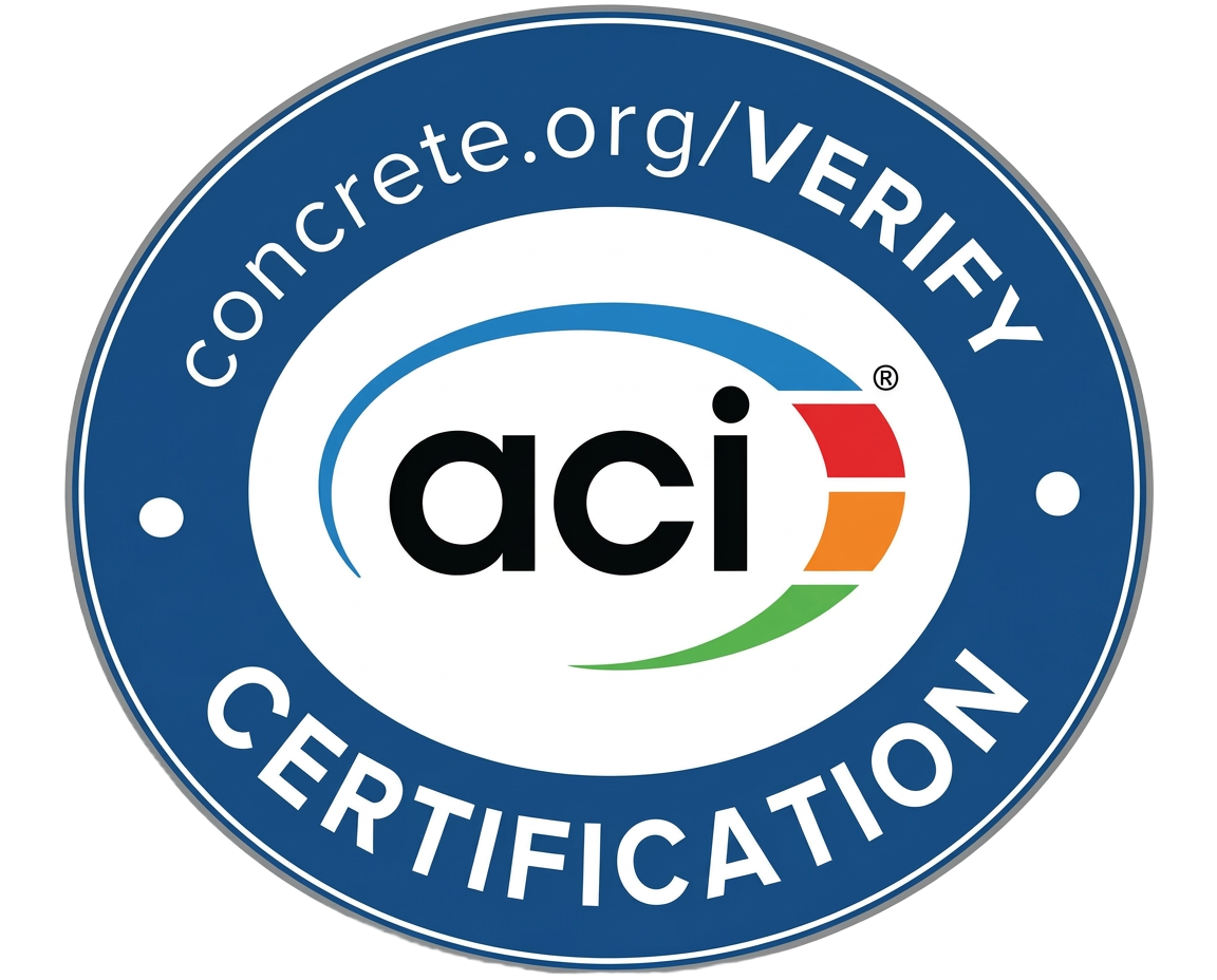 ACI-certified concrete finishers at Tampa Concrete Creations