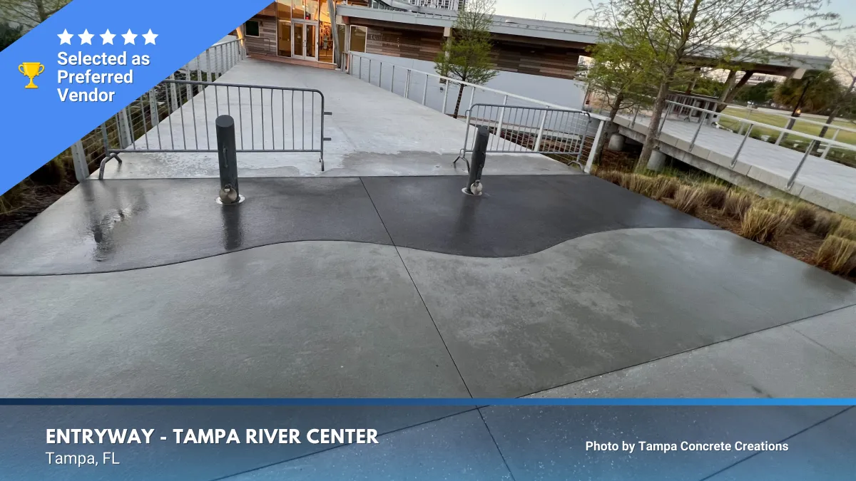 Tampa River Center in Tampa, FL by Tampa Concrete Creations